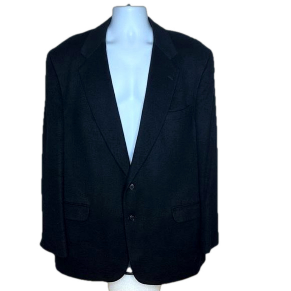 𝅺club Room 100% Camel Hair, Blazer, 46L, black, in good condition